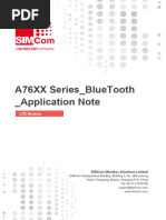 A76XX Series - Blue Tooth - Application Note - V1.02