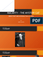 Macavity - The Mystery Cat Introduction