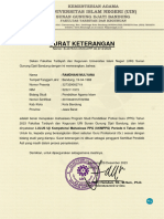 Surat Keterangan: H. Fakry Hamdani, SS., M.Hum., PH.D