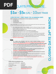 Barclays Ping Trade