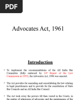 Advocates Act