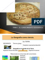 Tema 1 El Conocimiento Geográfico