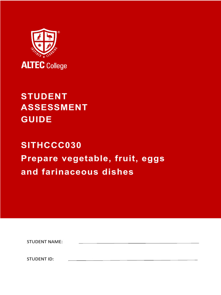 Sithccc030 student assessment tool v1 2023 pdf pdf