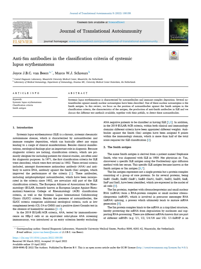 Anti SM | PDF