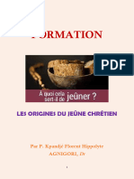 Origine Du Jeûne Chrétien