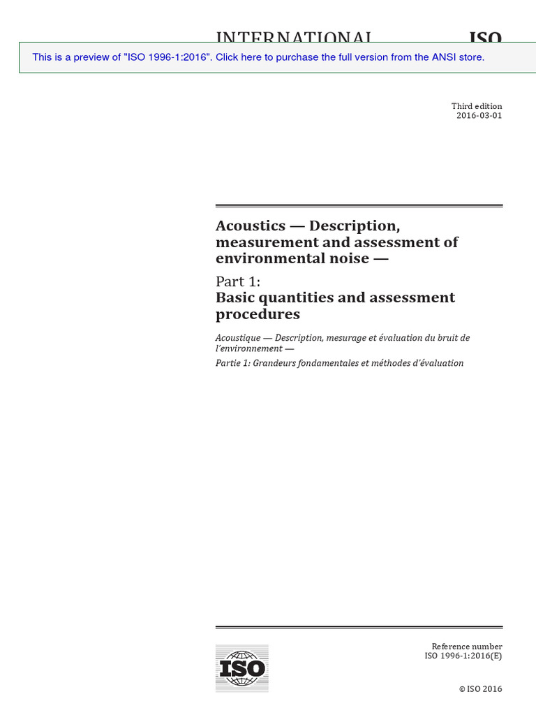 Preview - ISO+1996 1 2016 | PDF | International Organization For ...