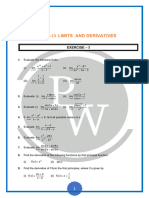 Limits and Derivatives Class 11 Cbse