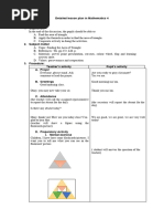 Grade 4 Math Lesson: Area of Triangle | PDF | Area | Rectangle