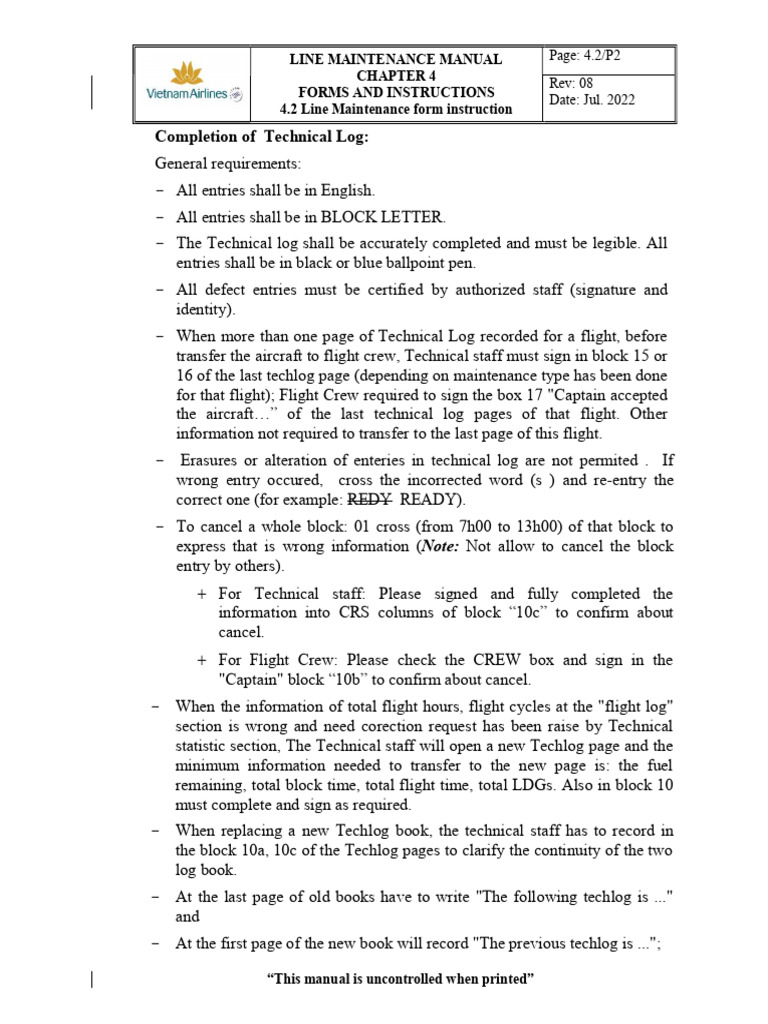 Techlog Pdf Aviation