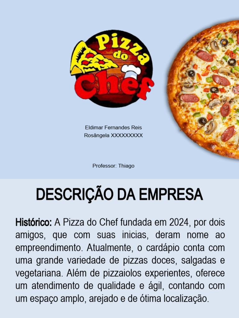 Projeto Integrador Pizzaria (Salvo Automaticamente) | PDF | Economias, image size:768x1024