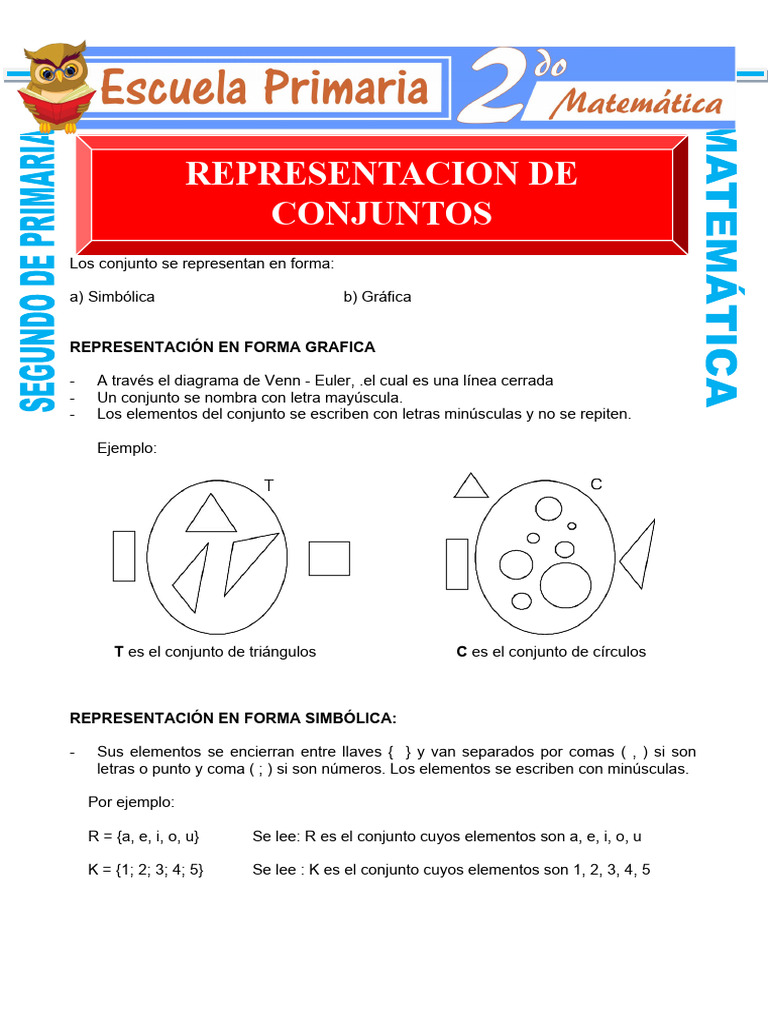 Ejercicios de Conjuntos para Segundo Grado | PDF | Comunicación escrita ...