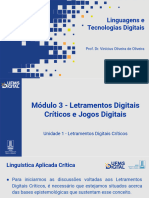 (UFMS Digital) - LINGUAGENS E TECNOLOGIAS DIGITAIS - Videoaula Do Módulo 3
