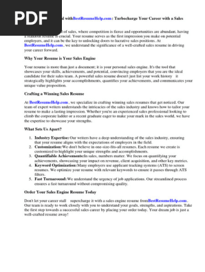 Sales Engineer Resume