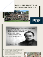 PRESENTACION 3 La Sociologia Militar y Las Corrientes Sociológicas