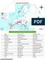 Ejercicio Relieve y Costas Europa