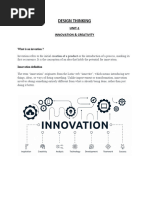 Design Thinking Notes Unit-1