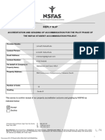 Final Reply Slip - Accomodation Providers Nsfas Accommodation Solution