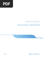 Introduction To Acoustics Module