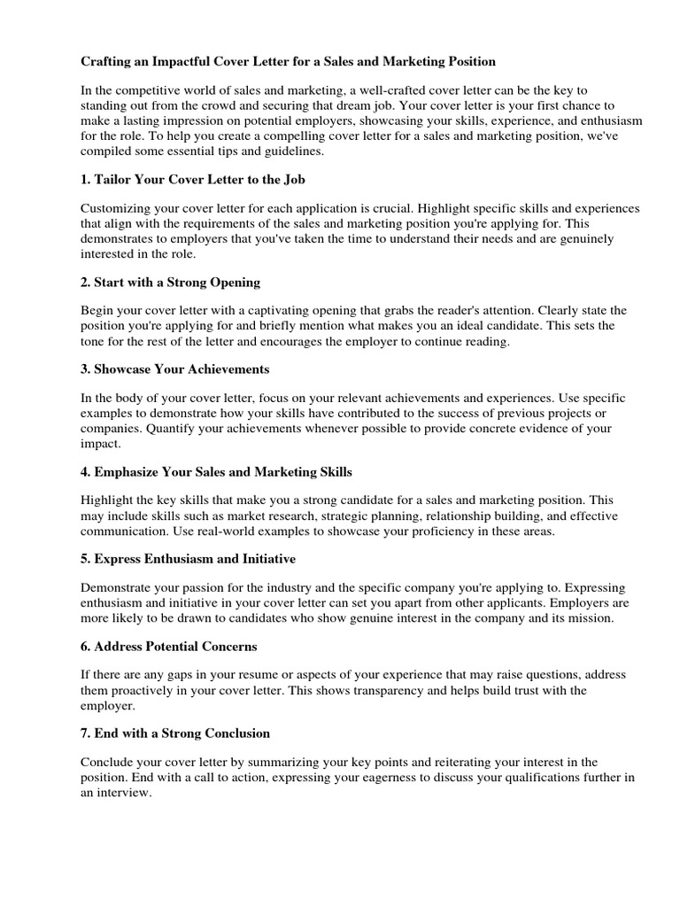 Interview Questions And Answers For Sales And Marketing Position