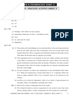 Science & Technology (Part 1) : Solution: Practice Activity Sheet 5