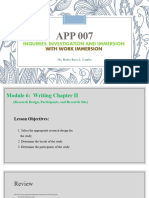 APP 007 Module 6