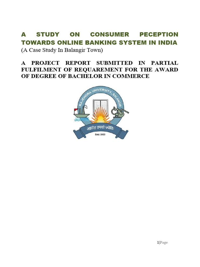 Final Project | PDF | Online Banking | Banks & Banking