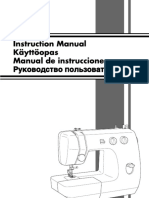 Brother X-3 Sewing Machine Instruction Manual