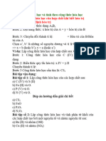 I. Lập công thức hóa học của hợp chất khi biết hóa trị Các bước để xác định hóa trị