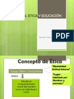 ETICA Y EDUCACION