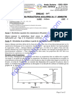 SVT 1ere A 2eme Devoir Du 1er Semestre 2023-2024 Ceg1 Ikpinle