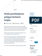 Media Pembelajaran Polygon Berbasis Delphi