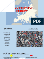 Obyvateľstvo Európy