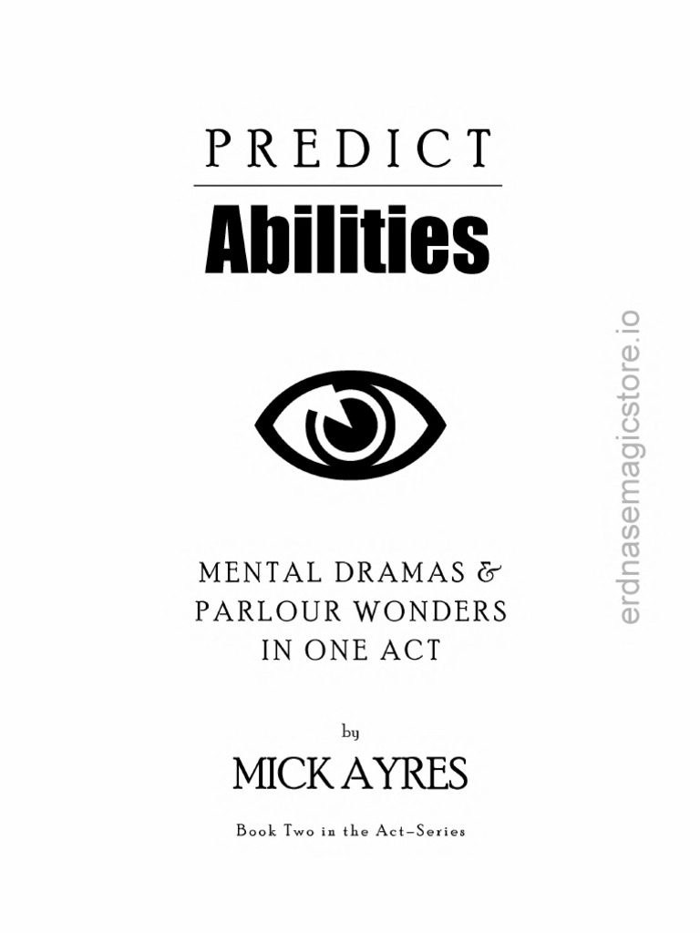Mick Ayers - Predict Abilities (Book Two) (EMS) | PDF