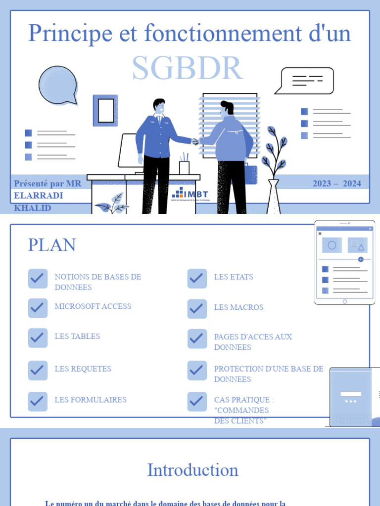 Principe Et Fonctionnement D'un SGBDR | PDF | Bases de données | Base ...