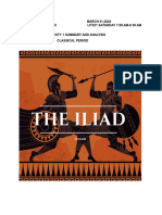 The Iliad by Homer The Epic Poem.