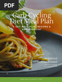 7-Day Carb Cycling Meal Plan
