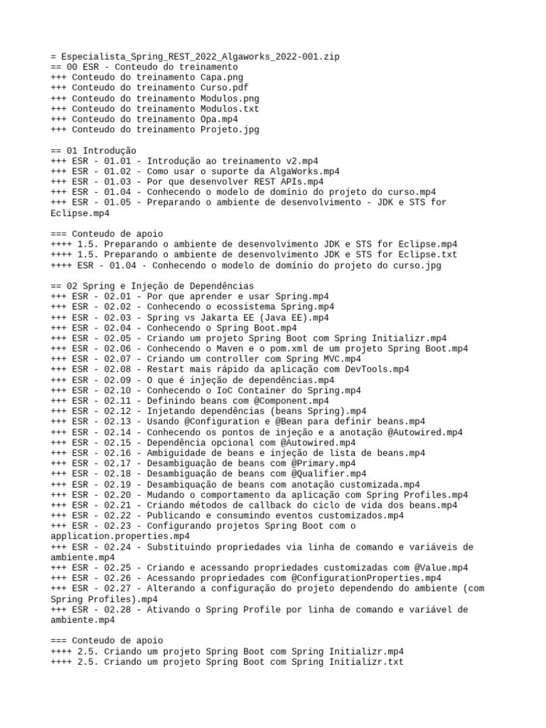 Especialista spring rest 2022 algaworks 2022 pdf desenvolvimento de