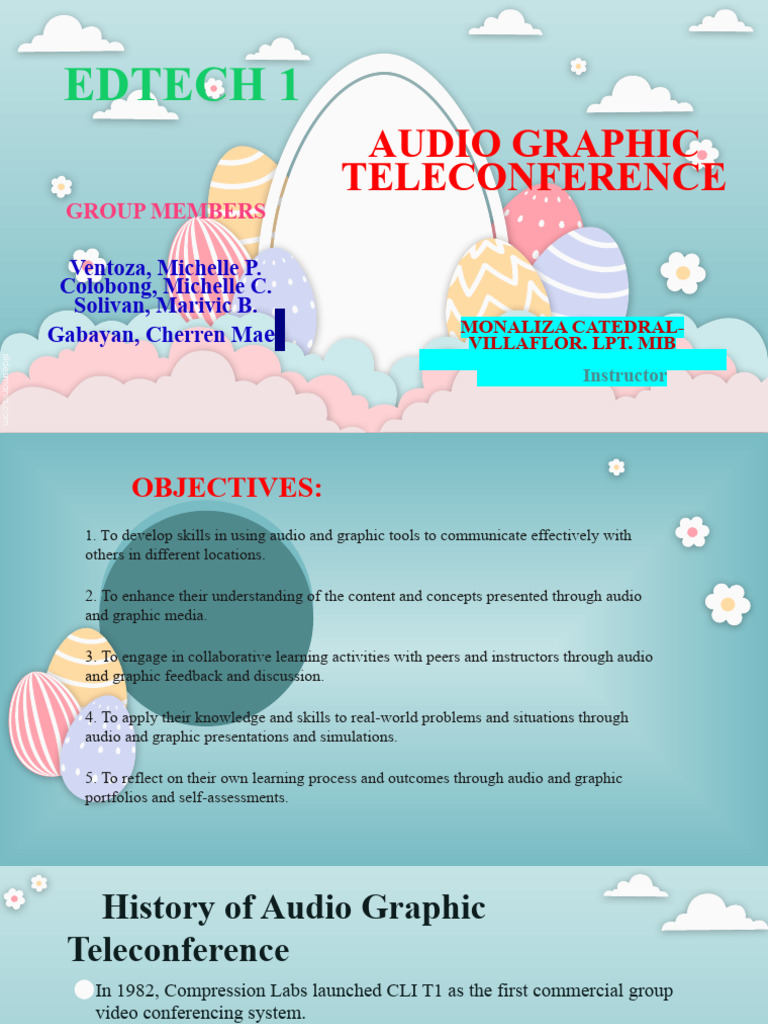 Audio Graphic Teleconference PDF Communication  Conferencing