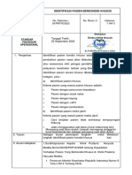 Sop Identifikasi Pasien Dalam Kondisi Khusus