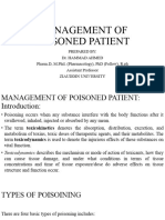 Management of Poisoned Patient