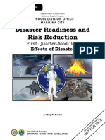 SHS-DRRR - MODULE 3 - Effects of Disaster