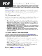 Internship Cover Letter Examples