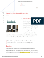 Quartiles Deciles Percentiles Tutorials