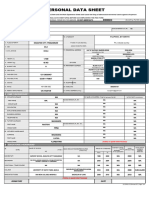 CS Form No. 212 Revised Personal Data Sheet 2021