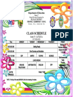 Class Schedule - Edited