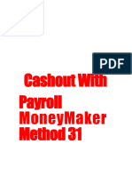 PayRollCashout - Method 31