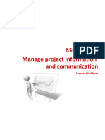 Manage Project Information and Communication (Assignment)