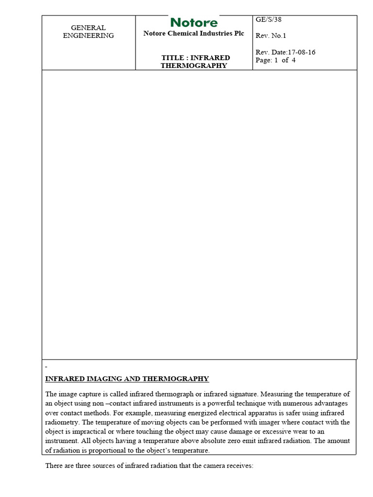 Infrared Thermography | PDF