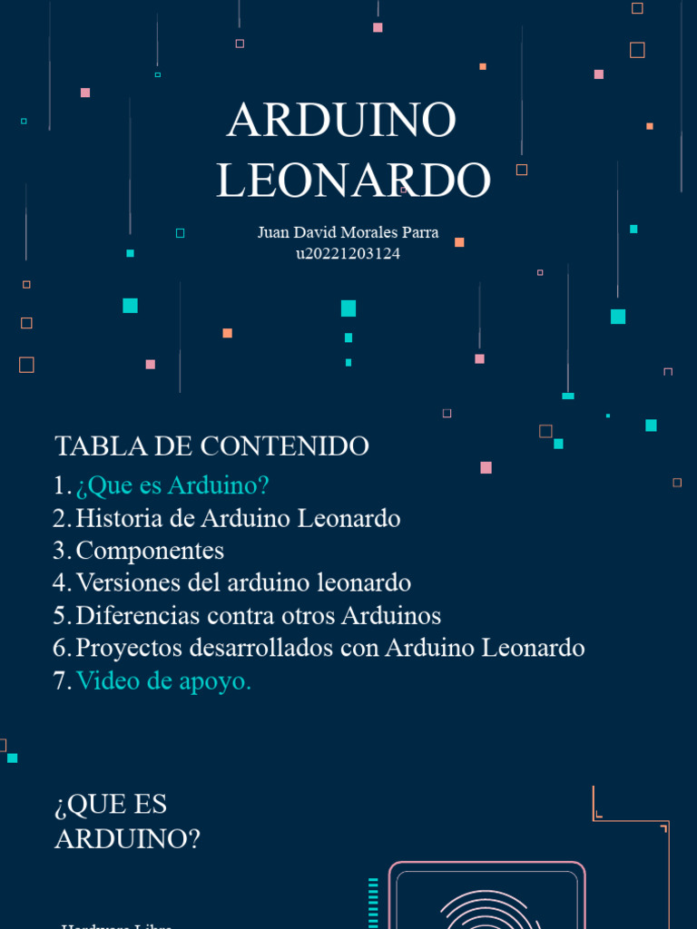 Historia y Componentes de Arduino Leonardo | PDF | Arduino | Software libre