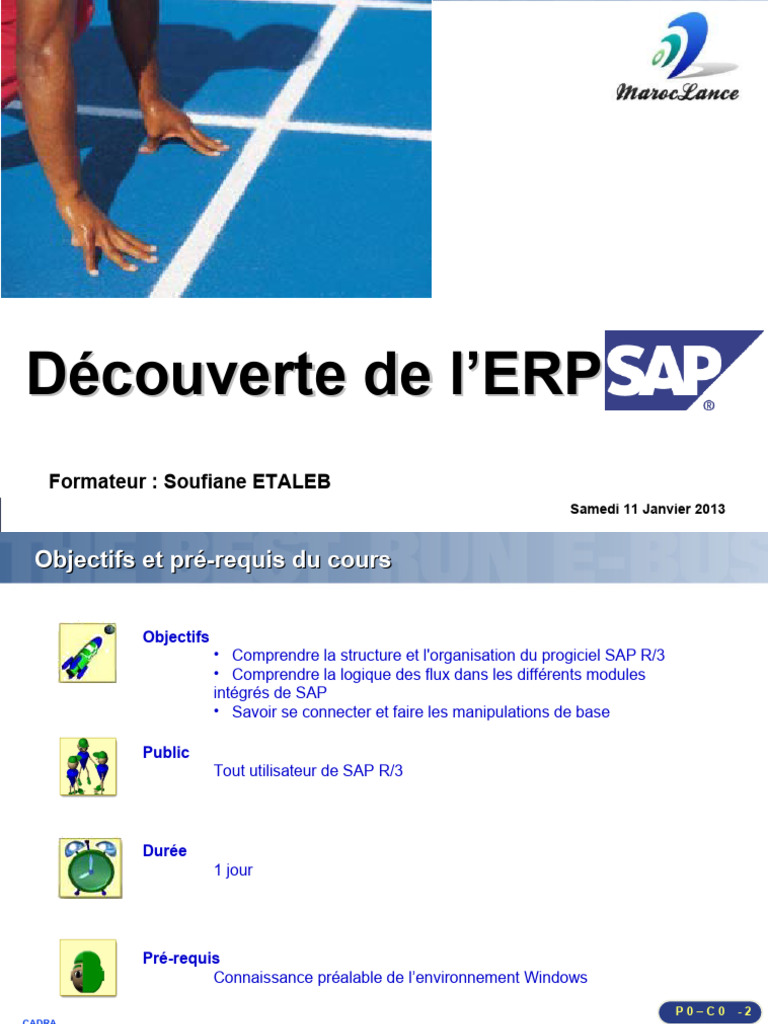 Formation SAP R/3 et Fiori | PDF | Progiciel de gestion intégré ...